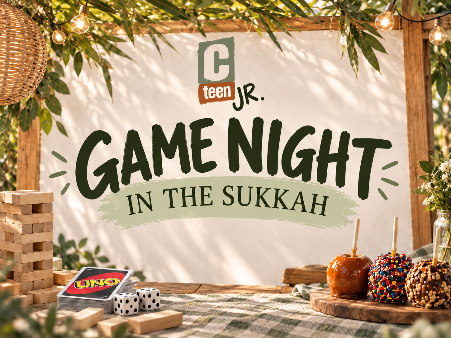 CTeen Jr. Game Night in the Sukkah