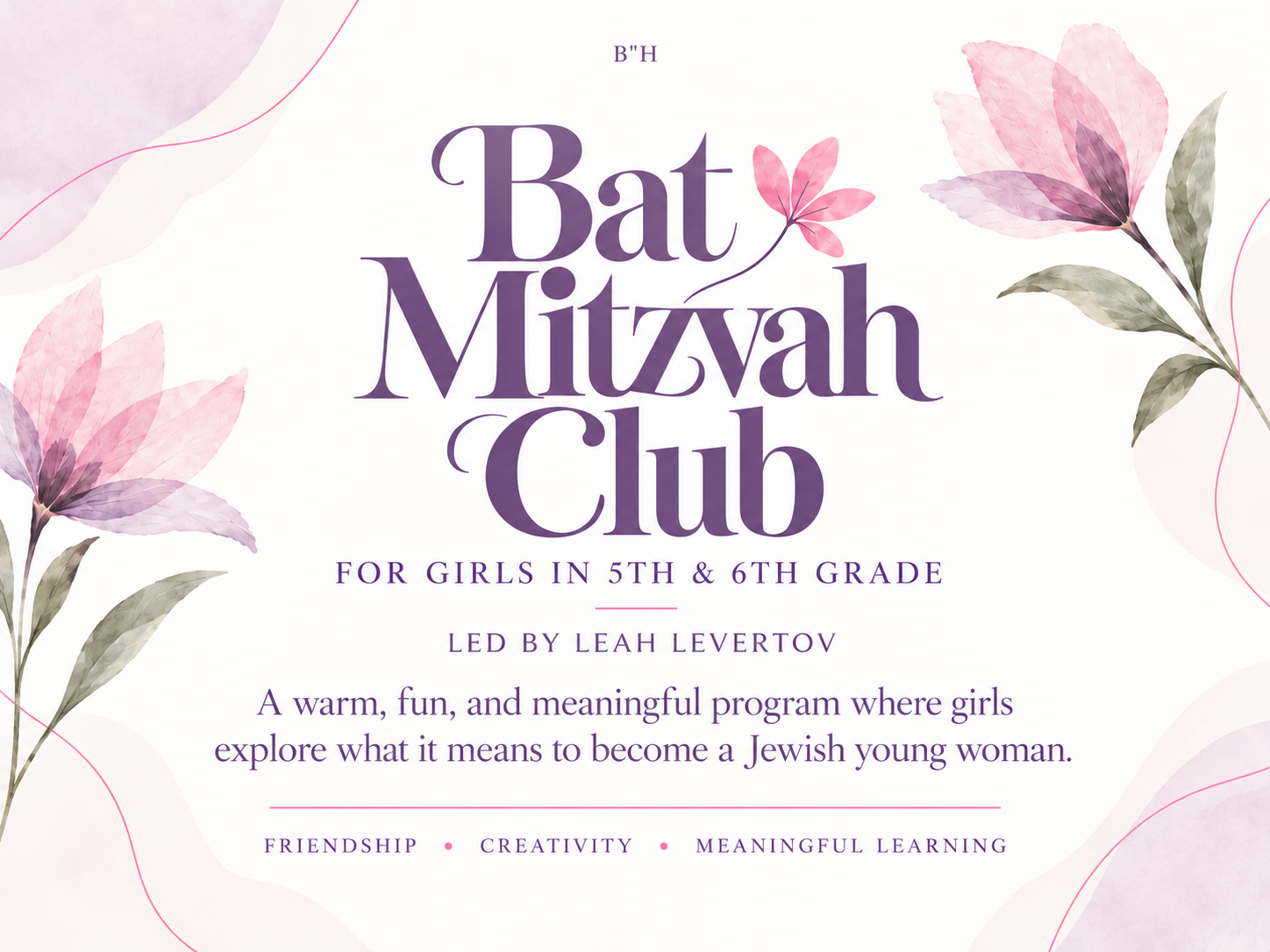 Bat Mitzvah Club at Chabad of North Phoenix